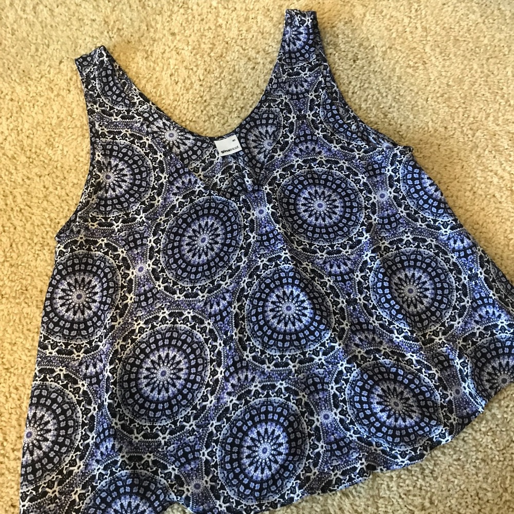 Gina Tricot flowy pattern Top